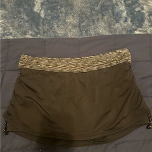 TYR Black Mini Skort with shorts athletic